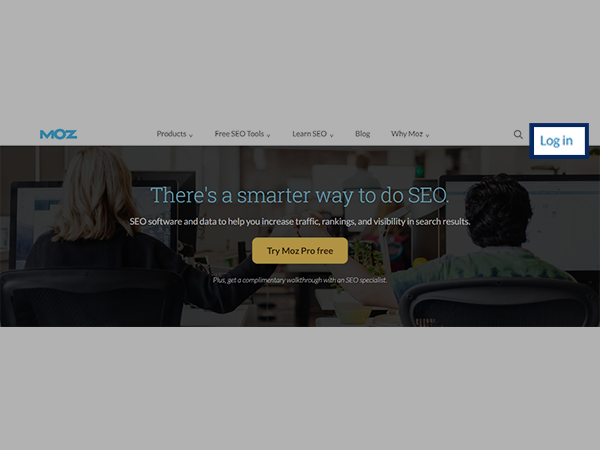 Log in