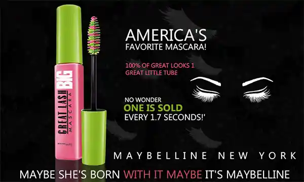 Maybelline Advertisement.