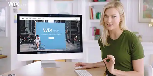 Wix advertisement