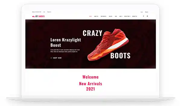 ET Store Footwear WordPress theme