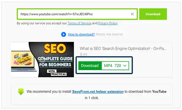Click on the Download button3