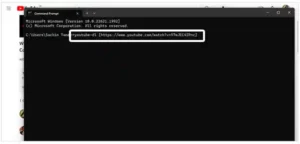 Run this command youtube-dl