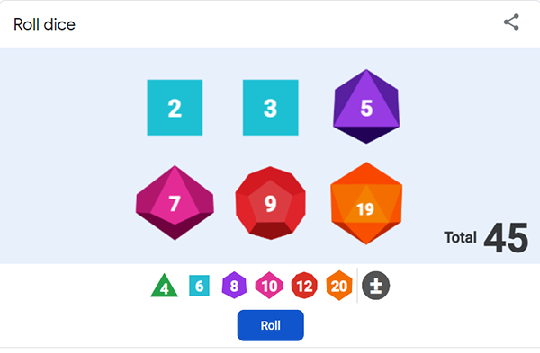 Roll a Dice