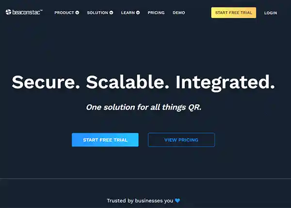 beaconstac digital business card app