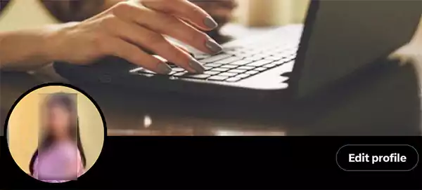 Tap on the Edit profile button