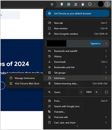 Source Code viewer extension