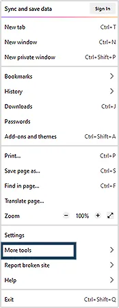 more tool on firefox