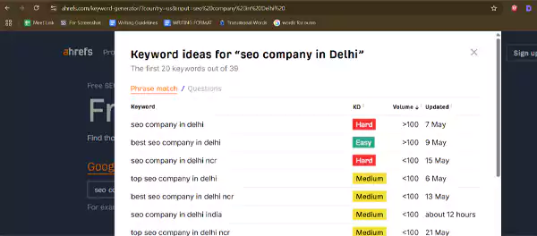 Implementing Long Tail Keywords