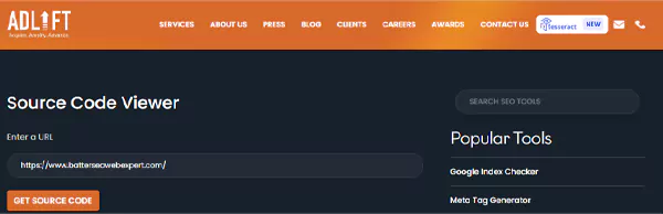 Online Source Code viewer