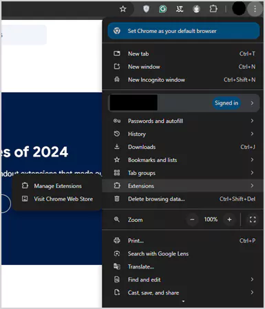 Source Code viewer extension