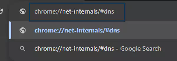 Chrome-DNS-search