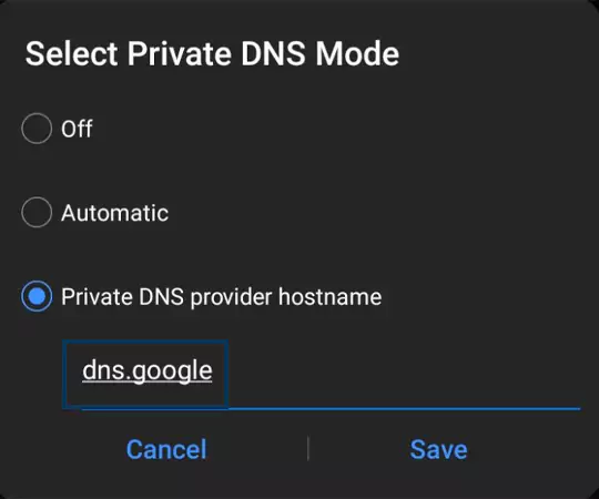 Google-DNS-on-Android