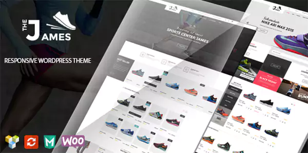 James footwear wordpress theme