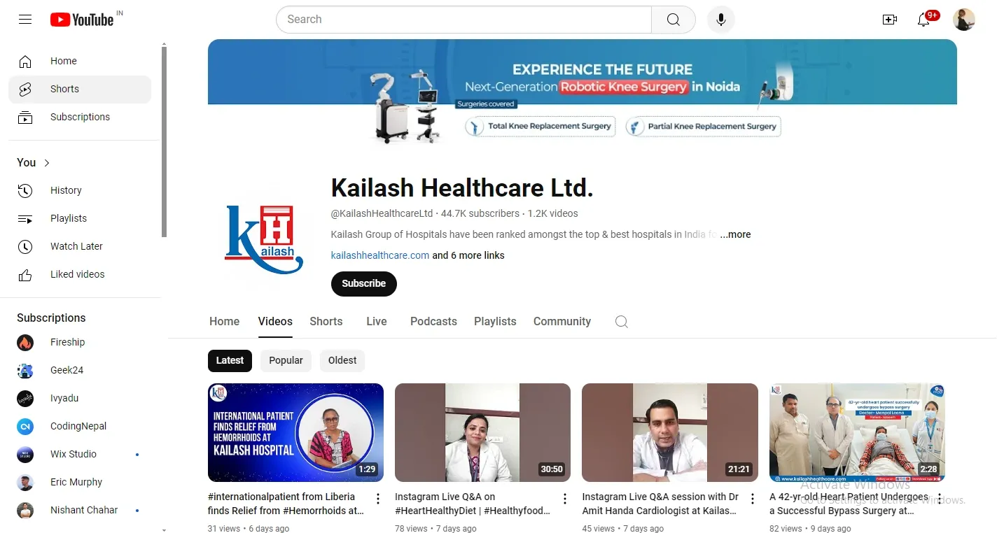 Kailash Healthcare Ltd.