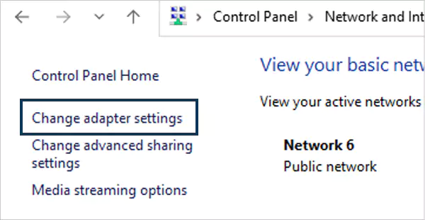Navigation-bar-of-Network-and-Internet
