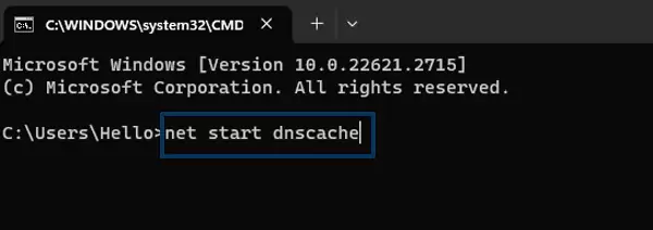 Prompt-for-starting-DNS-service-on-Windows