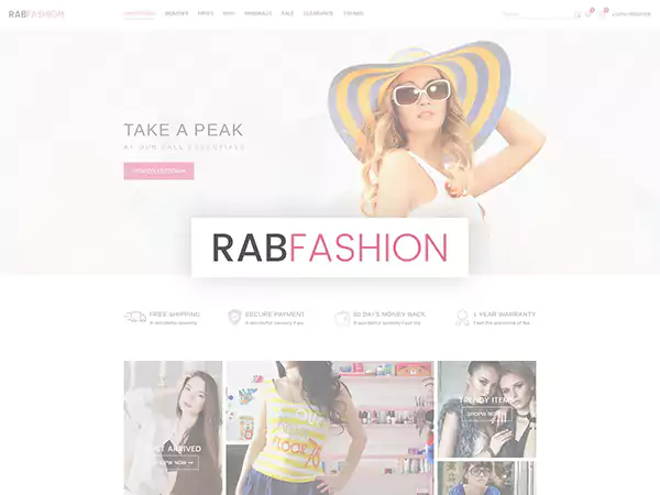 RAB Fashion WordPress shoe store theme