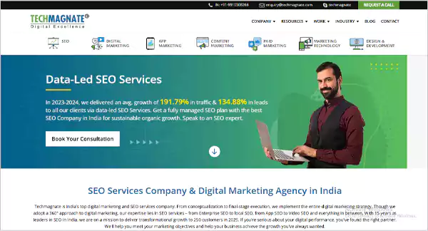 Techmagnate-Homepage