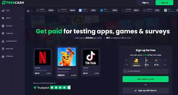 The-FreeCash-Website