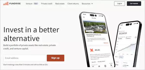 The-Fundrise-website