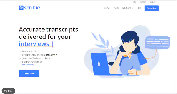 The-Scribie-platform