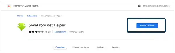 Visit-the-Official-website-of-the-SaveFrom-net-Helper-browser-extension-and-Add-it-to-Chrome