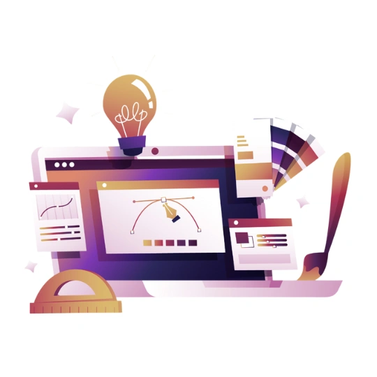 Website Designing services illustration