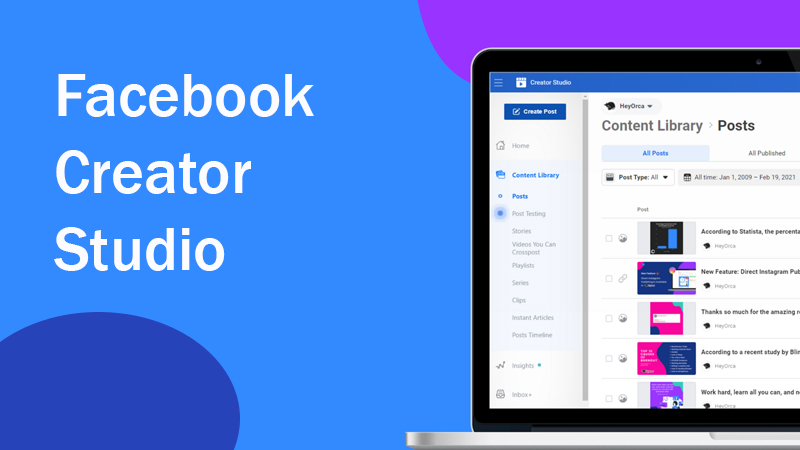facebook creator studio