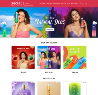 Secret Temptation Website Designing Case Study