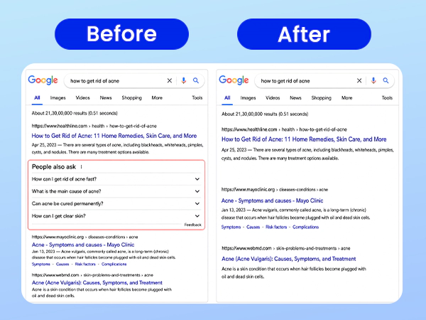 Google FAQ Rich Results Removals