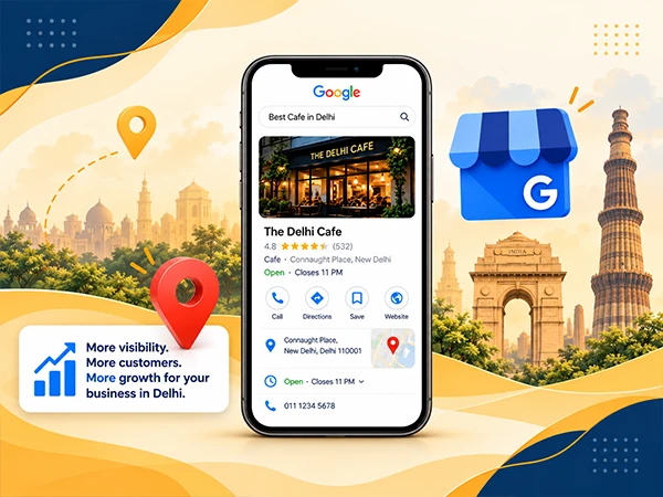 Restaurants, clinics, salons and schools in Delhi using Google Business Profile