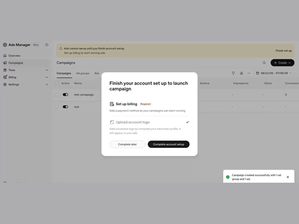 Set Up Billing and Payment
