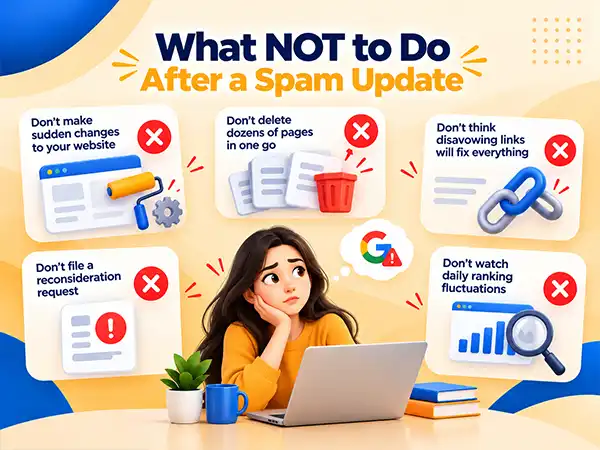 What NOT to Do After a Spam Update
